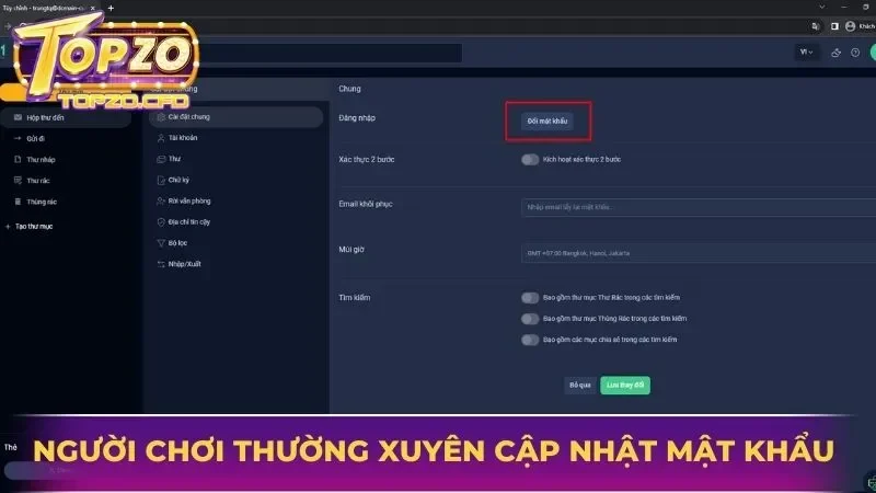 miễn trừ trách nhiệm topzo