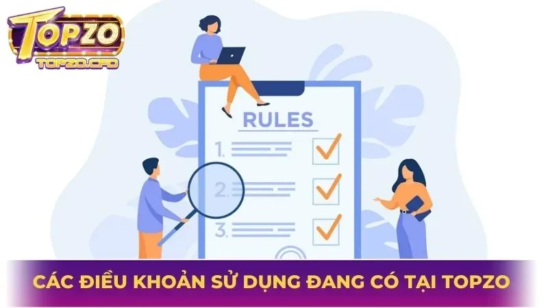 điều khoản sử dụng topzo